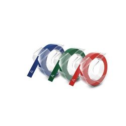 Dymo Embossing Tape Red Green And Blue 3 8-INCH By Sanford