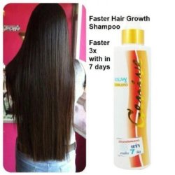 3 X Genive Long Hair Fast Growth Shampoo Helps Your Hair To