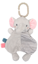 Baby Travel Toy Grey Elephant