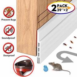 Fengzhitao Door Draft Stopper Bottom Door Gap Cover Idealcraft Door Seal Self Adhesive Prevent Bugs Noise Stopper Shower Weather R835 00