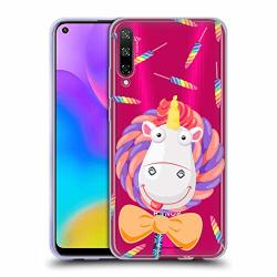 Official Despicable Me Lolly Unicorn Fluffy Confection Soft Gel Case Compatible For Huawei Honor Play 3
