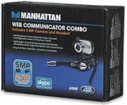 MANHATTAN Web Camera & Headset Combo Set Retail Box Limited Lifetime Warranty