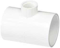Genova Products 31405CP 1/2-Inch PVC Pipe Tee 10 Pack 