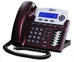 Xblue X16 Small Office Phone System 6 Line Digital Speakerphone - Red Mahogany XB1670-76