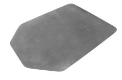 Carpet Protector Non Slip - Silver - Tapered Rectangle 1200X900X2.75MM