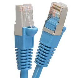 5-Pack - 50 Feet 1Gigabit/Sec High Speed LAN Internet/Patch Cable 350MHz Blue 26AWG Network Cable with Gold Plated RJ45 Snagless/Molded/Booted Connector GOWOS Cat5e Shielded Ethernet Cable
