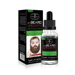 AlexGT 1PCS Men's Beard Growth Solution Gentle Maintenance Hair Growth Beard Growth Essential Oil