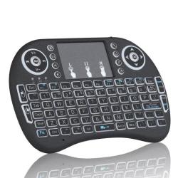 Wireless MINI Backlit Keyboard & Mouse Combo - Black
