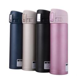 Cplife 500ML Stainless Steel Insulated Thermal Travel Drink Bottle - Golden 500ML