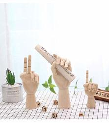 Wooden Hand Drawing Sketch Mannequin Modeljointed Movable Fingers Mannequin 3PCS