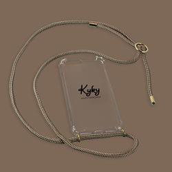 Kyky Amsterdam Plain Jane - Mobile Phone Necklace For Iphone X xs Glamorous Gold