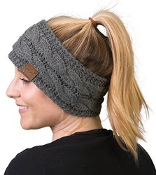 Funky Junque HW-6033-20A-70 Headwrap -solid Charcoal