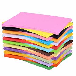 100 Pcs A4 Colored Copy Paper Diy Folding Art Tissue For Crepe Paper 20 Different Colors For Office School Home Supplies