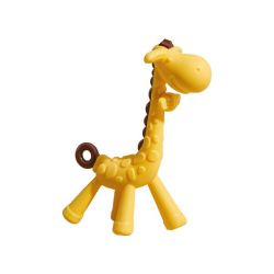 Giraffe Soothing Bpa-free Silicon Teether For Babies