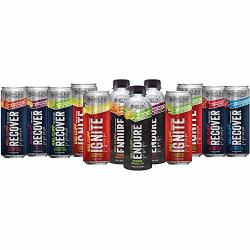 KILL CLIFF Sampler Variety Pack Endure Ignite Recover Healthy Energy Drink Natural Caffeine Keto Friendly Without The Junk Electrolytes B-vitamins Recovery 12 Fluid Ounce 12 Pack