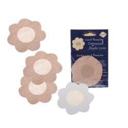 5 Pairs Flower Nipple Non-woven Sticker Disposable Fabric Bra