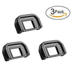 Pangshi Eyepiece eyecup Canon Ef Replacement For Canon Rebel Dslr Cameras 3 Pack