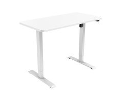 College Originals Economical Sit Stand Desk With Electronic Frame - Grey