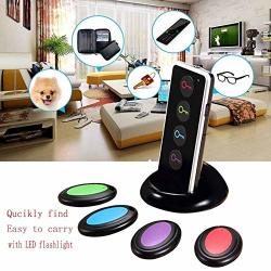 Davevy Key Finder Wireless Key Finder Tracker Locator Caller Beeper House Smart Finder Anti Lost Alarm With LED Light 1 Rf rfid Transmitter Remote Controls