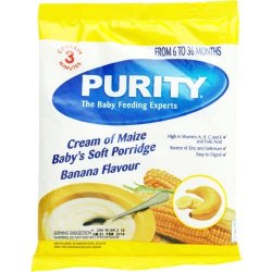 Purity Cream Of Maize Soft Porridge Banana 400G