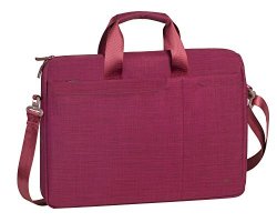 Rivacase 8335 Laptop Bag For Women Computer Bag Fits Laptop 15.6 Inch Lightweight Padded Sleeve Inside Red Color