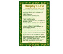 Iluv Tea Towel Murphys Law