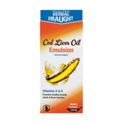 Draught Orange Flavour Cod Liver Oil Emulsion 100ML