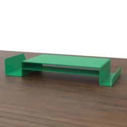 Montisawork Monitor Stand With Shelf Green