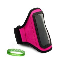 Apple Ipod Touch With Ios 5 Black & White 8GB 32GB 64GB Neoprene Exercise Armband Magenta