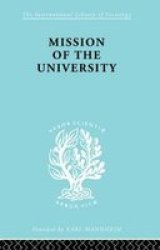 Mission of the University Paperback