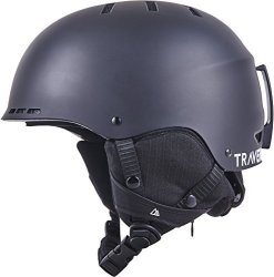 Traverse Vigilis 2-IN-1 Convertible Ski & Snowboard Bike & Skate Helmet With 10 Vents Matte Obsidian Large x-large 56-60CM