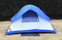 Usa Star Mountain Waterproof Tent Dome Outdoor Camping Instant Tents For Camping 2 Person White Blue