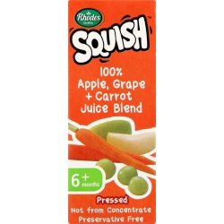 Rhodes - Squish Juice Apple Carrot Grape 200ML