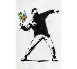 The Flower Thrower 61 X 91.5CM Maxi Poster