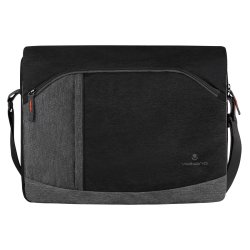 Volkano Breeze Laptop Bag Black grey.