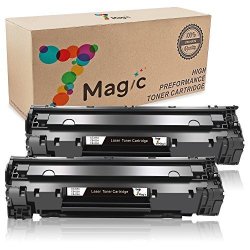 7MAGIC Compatible Toner Cartridge Replacement For Hp 85A CE285A CB435A CB436A Canon 125 Use In Laserjet Pro P1102 P1102W P1006 P1109W P1102 P1005 M1132