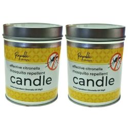 Citronella Mosquito Repellent Candle Bundle - Set Of 2