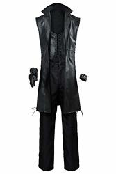 Mutrade Mens Devil May Cry 5 Jacket Mysterious Man Vitale V Cosplay Costume Medium Black