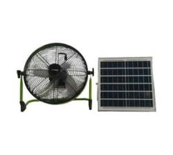 Solac Smte - 14 Solar Rechargeable Stand Fan With 6V 15W Solar Panel - FT64