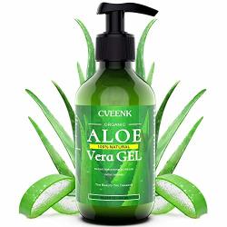 Aloe Vera Cveenk Gel 10OZ 300ML Organic Moisturizing Gel 100% Natural Hydrating Skin Cooling Soothing Aloe Gel Pure Aloe Plant For Face