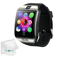 Wireless Bluetooth Smart Watch With Camera Sleep Monitor Fitness Wrist Watch For Android Samsung Galaxy S5 S6 S7 Edge S8 LG G3 G4 G5