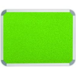 Info Board Aluminium Frame - 900 600MM - Lime Green