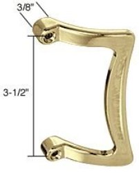 3-1 2" Brass Inside Shower Door Pull Handle