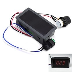 6-30v Dc 8a Motor Speed Controller Pwm Stepless Speed Control Switch W Digital Panel Display..