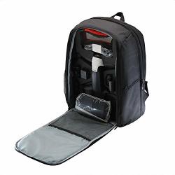 Kingwo Drone Bag Backpack Portable Shoulder Carrying Case For Parrot Bebop 2 Power Fpv Drone Black