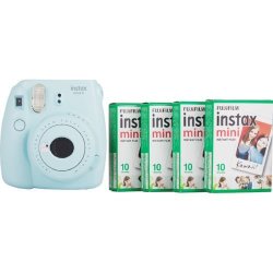 Fujifilm Instax MINI 9 Kit Ice Blue Kit 2 + 4 Films - Best Deal