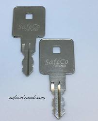 2-KEYS For Craftsman Sears Kobalt & Husky Tool Boxes. Key Code Series 8001 Thru 8225. Safeco Brands 8061