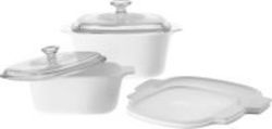 Corningware Just White Meal Maker Set 1.5 & 3 Litre White