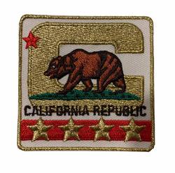 Los Angeles California Captain C Patch - Premium Limited Alternate Edition - Iron On For Football Jersey