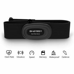 Shanren Beat 20 Heart Rate Monitor 2019 Upgrade Chest Strap Fitness Tracker Support Bluetooth And Ant+ Rechargeable Heart Rate Sensor With Vibration Alert IP68
